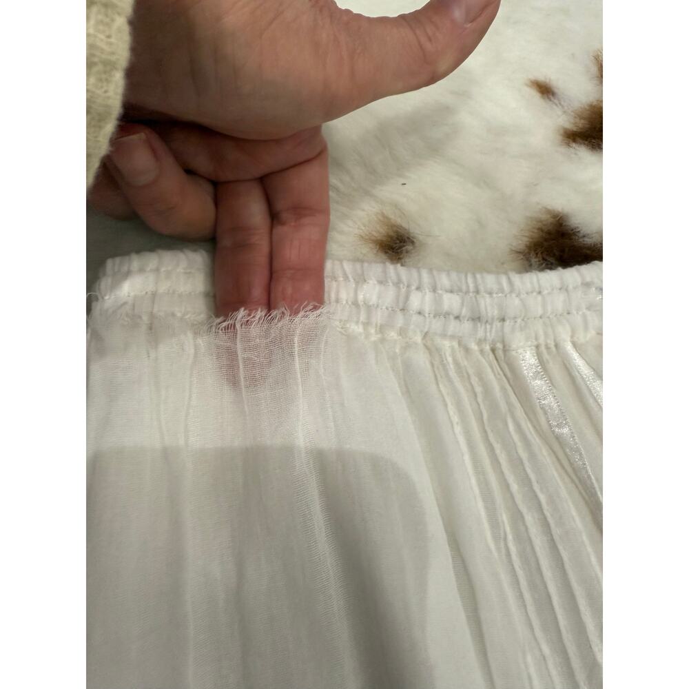FREE‎ PEOPLE FP ONE MONTANA MAXI SKIRT - IVORY- NWOT-  SZ:L - Picture 5 of 5